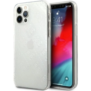 Kup Etui Guess GUHCP12M3D4GTR Apple iPhone 12/12 Pro transparent hardcase 4G 3D Pattern Collection - GUE735CL - {ean13} - Sklep Home Screen
