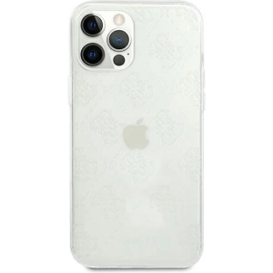 Guess GUHCP12M3D4GTR Apple iPhone 12/12 Pro transparent hardcase 4G 3D Pattern Collection