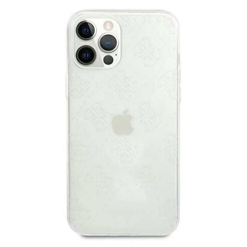 Buy Guess GUHCP12M3D4GTR Apple iPhone 12/12 Pro transparent hardcase 4G 3D Pattern Collection - GUE735CL - {ean13} - Home Screen Store Europe