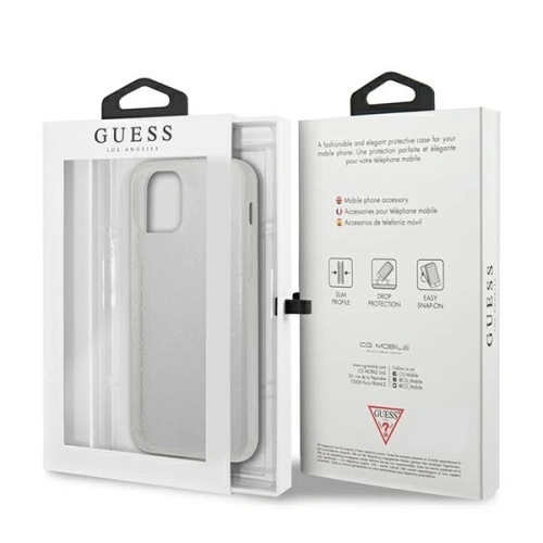 Buy Guess GUHCP12M3D4GTR Apple iPhone 12/12 Pro transparent hardcase 4G 3D Pattern Collection - GUE735CL - {ean13} - Home Screen Store Europe