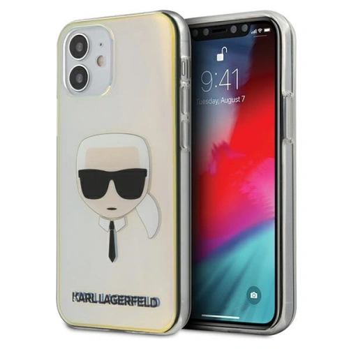 Kup Etui Karl Lagerfeld KLHCP12SPCKHML Apple iPhone 12 mini multicolor hardcase Iridescent Karl´s Head - KLD407MLT - {ean13} - Sklep Home Screen