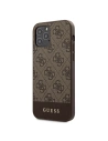 Buy Guess GUHCP12MG4GLBR Apple iPhone 12/12 Pro brown hardcase 4G Stripe Collection - GUE736BR - {ean13} - Home Screen Store Europe