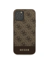 Kup Etui Guess GUHCP12MG4GLBR Apple iPhone 12/12 Pro hnědé/brown hardcase 4G Stripe Collection - GUE736BR - {ean13} - Sklep Home Screen