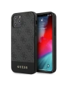 Guess GUHCP12MG4GLGR Apple iPhone 12/12 Pro grey hardcase 4G Stripe Collection