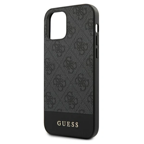 Kup Guess Apple Tasche GUHCP12MG4GLGR iPhone 12/12 Pro grau/grau Hartschale 4G Stripe Collection - GUE737GRY - {ean13} - Sklep Home Screen