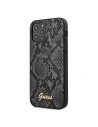 Guess Apple Tasche GUHCP12MPUSNSMLBK iPhone 12/12 Pro schwarz/schwarz Hardcase Script Python Collection