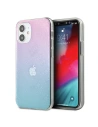 Guess Apple Tasche GUHCP12S3D4GGBP iPhone 12 mini blau/rosa/blau/rosa Hartschalenetui 4G 3D Pattern Collection
