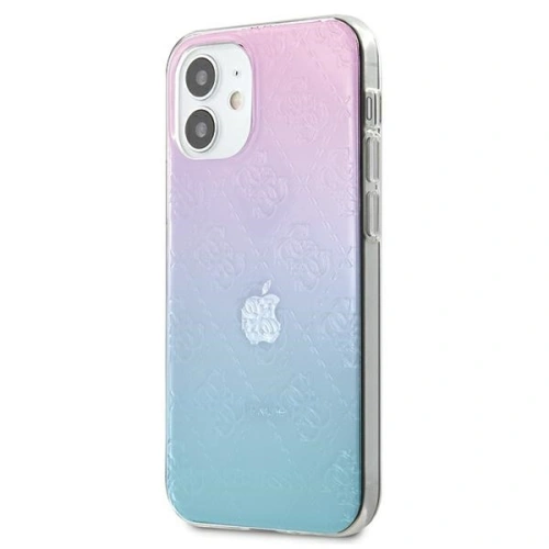 Kup Guess Apple Tasche GUHCP12S3D4GGBP iPhone 12 mini blau/rosa/blau/rosa Hartschalenetui 4G 3D Pattern Collection - GUE747BLUPNK - {ean13} - Sklep Home Screen