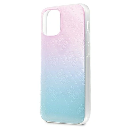 Kup Guess Apple Tasche GUHCP12S3D4GGBP iPhone 12 mini blau/rosa/blau/rosa Hartschalenetui 4G 3D Pattern Collection - GUE747BLUPNK - {ean13} - Sklep Home Screen