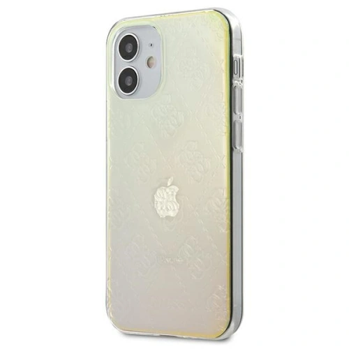 Kup Guess Apple Tasche GUHCP12S3D4GIRBL iPhone 12 mini opal/irisierend Hartschale 4G 3D Pattern Collection - GUE748IRI - {ean13} - Sklep Home Screen