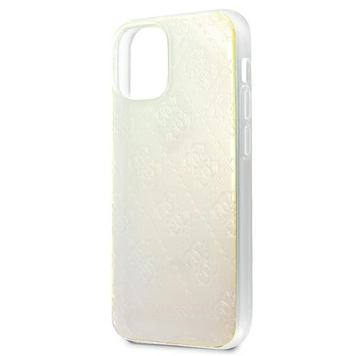 Kup Guess Apple Tasche GUHCP12S3D4GIRBL iPhone 12 mini opal/irisierend Hartschale 4G 3D Pattern Collection - GUE748IRI - {ean13} - Sklep Home Screen