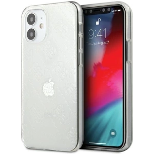 Kup Etui Guess GUHCP12S3D4GTR Apple iPhone 12 mini carcasă transparentă din plastic rigid 4G Colecția Model 3D - GUE749CL - {ean13} - Sklep Home Screen
