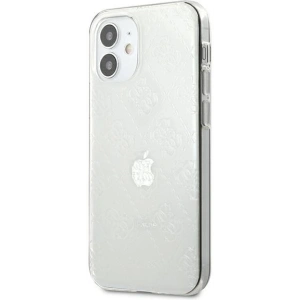 Kup Etui Guess GUHCP12S3D4GTR Apple iPhone 12 mini carcasă transparentă din plastic rigid 4G Colecția Model 3D - GUE749CL - {ean13} - Sklep Home Screen