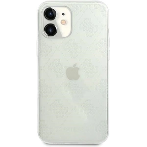 Kup Etui Guess GUHCP12S3D4GTR Apple iPhone 12 mini carcasă transparentă din plastic rigid 4G Colecția Model 3D - GUE749CL - {ean13} - Sklep Home Screen