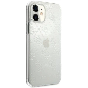 Kup Etui Guess GUHCP12S3D4GTR Apple iPhone 12 mini carcasă transparentă din plastic rigid 4G Colecția Model 3D - GUE749CL - {ean13} - Sklep Home Screen
