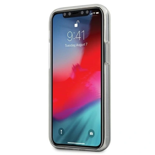 Kup Guess Apple Case GUHCP12S3D4GTR iPhone 12 mini transparentes Hartschalenetui 4G 3D Pattern Collection - GUE749CL - {ean13} - Sklep Home Screen