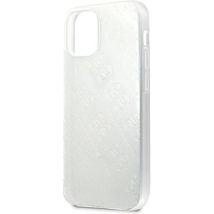 Kup Etui Guess GUHCP12S3D4GTR Apple iPhone 12 mini carcasă transparentă din plastic rigid 4G Colecția Model 3D - GUE749CL - {ean13} - Sklep Home Screen