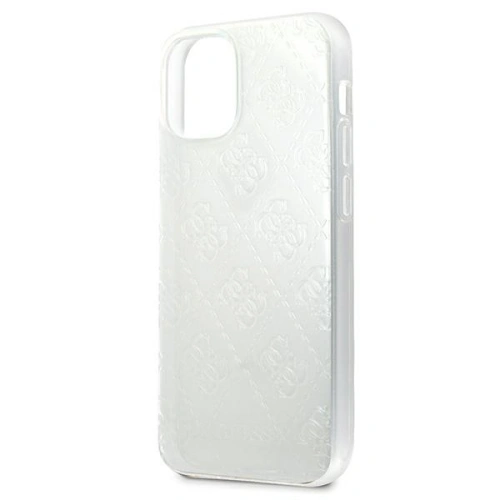Kup Guess Apple Case GUHCP12S3D4GTR iPhone 12 mini transparentes Hartschalenetui 4G 3D Pattern Collection - GUE749CL - {ean13} - Sklep Home Screen