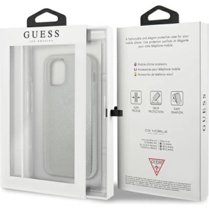 Kup Etui Guess GUHCP12S3D4GTR Apple iPhone 12 mini transparent hardcase 4G 3D Pattern Collection - GUE749CL - {ean13} - Sklep Home Screen