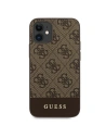 Kup Etui Guess GUHCP12SG4GLBR Apple iPhone 12 mini brązowy/brown hardcase 4G Stripe Collection - GUE750BR - {ean13} - Sklep Home Screen