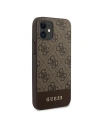 Kup Etui Guess GUHCP12SG4GLBR Apple iPhone 12 mini brązowy/brown hardcase 4G Stripe Collection - GUE750BR - {ean13} - Sklep Home Screen