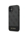Kup Etui Guess GUHCP12SG4GLGR Apple iPhone 12 mini šedé/grey hardcase 4G Stripe Collection - GUE751GRY - {ean13} - Sklep Home Screen