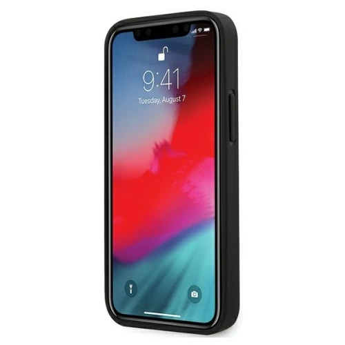 Kup Guess Apple Tasche GUHCP12SG4GLGR iPhone 12 mini grau/grau Hartschale 4G Stripe Collection - GUE751GRY - {ean13} - Sklep Home Screen
