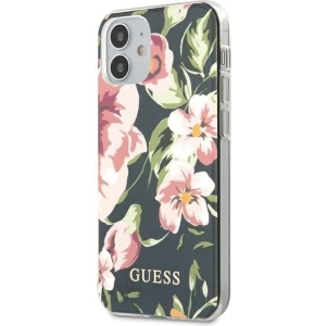 Kup Etui Guess GUHCP12SIMLFL03 Apple iPhone 12 mini granatowy/navy N°3 Flower Collection - GUE754NAV - {ean13} - Sklep Home Screen
