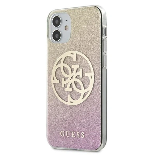 Kup Etui Guess GUHCP12SPCUGLPGG Apple iPhone 12 mini rózsaszín-arany/glitter gradient 4G körlogó - GUE755RS - {ean13} - Sklep Home Screen
