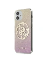 Etui Guess GUHCP12SPCUGLPGG Apple iPhone 12 mini roz-gold/zlată roz hardcase Glitter Gradient 4G Circle Logo