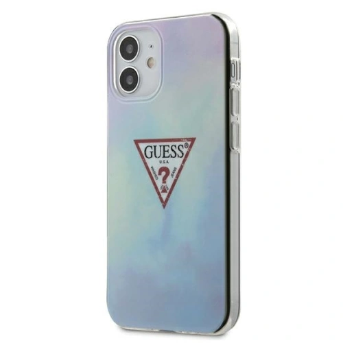 Kup Etui Guess GUHCP12SPCUMCGC02 Apple iPhone 12 mini albastru/blue hardcase Tie & Die Collection - GUE756BLU - {ean13} - Sklep Home Screen