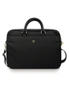 Guess Tasche GUCB15NTMLBK 16" schwarz/schwarz Nylon Triangle Logo