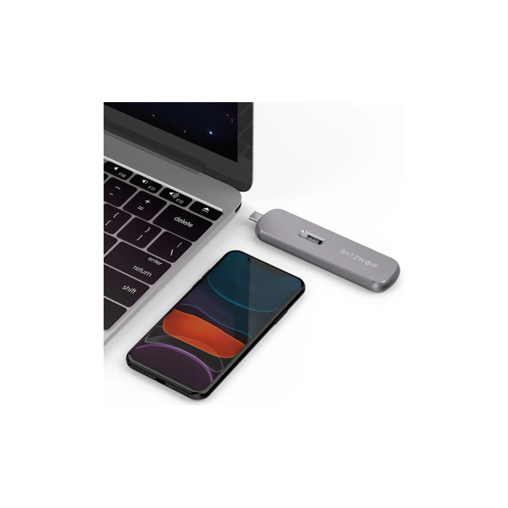 Obudowa zewnętrzna M.2 SSD BlitzWolf BW-SSDE2 NVMe, M-Key, USB-C, 10Gbps