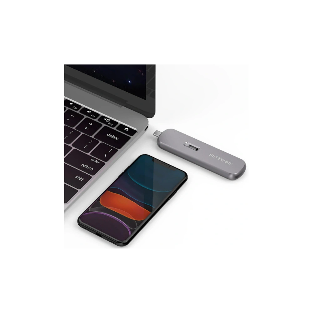 Obudowa dysku SATA M.2 SSD BlitzWolf BW-SSDE4 B-key, 5Gbps, USB-C 3.1