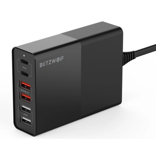 Kup Blitzwolf BW-S16 6x USB töltő, QC 3.0, PD3.0, 75W (Fekete) - BLZ306 - {ean13} - Sklep Home Screen