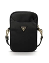 Guess Handtasche GUPBNTMLBK schwarz/schwarz Nylon Triangle Logo