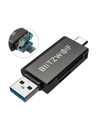 Buy Card reader SD USB-C / USB-A Blitzwolf BW-CR1 - BLZ310 - {ean13} - Home Screen Store Europe