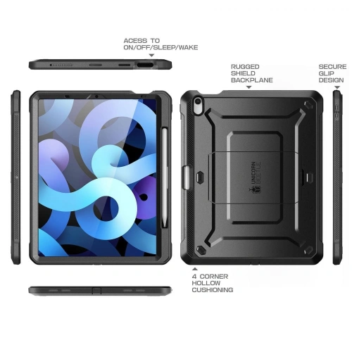 Kup Etui Supcase Unicorn Beetle Pro Apple iPad Air 10.9 2020/2022 (4. és 5. generáció) / iPad Air 11 2024 (6. generáció) Fekete - SPC142BLK - {ean13} - Sklep Home Screen
