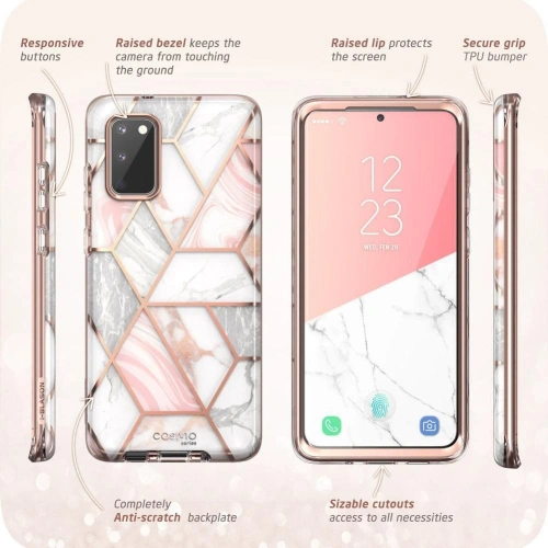 Kup Etui Supcase Cosmo Samsung Galaxy S20 FE Marble - SPC144MRB - {ean13} - Sklep Home Screen