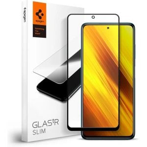 Kup Spigen Gehärtetes Glas GLAS.tR Slim Pocophone X3/Pro/NFC Schwarz - SPN1357BLK - {ean13} - Sklep Home Screen