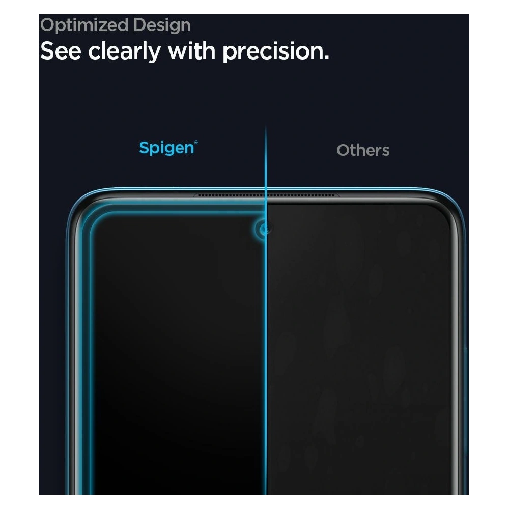 Szkło hartowane Spigen GLAS.tR Slim Pocophone X3/Pro/NFC Black