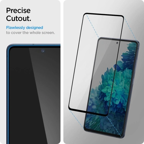 Kup Edzett üveg Spigen GLAS.tR Slim Samsung Galaxy S20 FE Fekete - SPN1358BLK - {ean13} - Sklep Home Screen