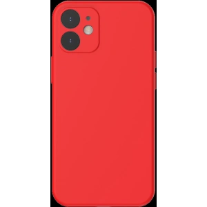 Kup Etui Baseus Liquid Silica Gel Case Apple iPhone 12 mini (Czerwony) - BSU1932RED - {ean13} - Sklep Home Screen