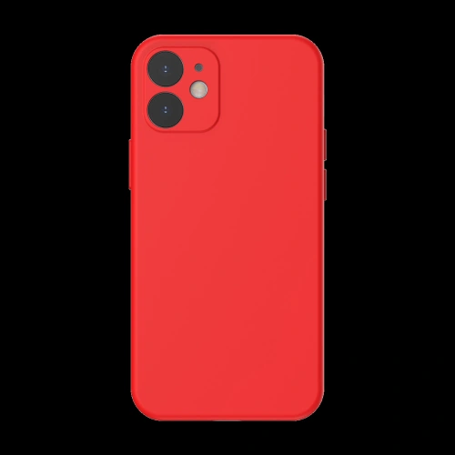 Kup Etui Baseus Liquid Silica Gel Case Apple iPhone 12 mini (Czerwony) - BSU1932RED - {ean13} - Sklep Home Screen