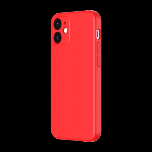 Kup Etui Baseus Liquid Silica Gel Case Apple iPhone 12 mini (Czerwony) - BSU1932RED - {ean13} - Sklep Home Screen