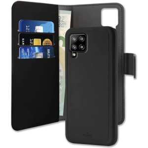 PURO Wallet Detachable 2in1 Samsung Galaxy A42 5G (black)