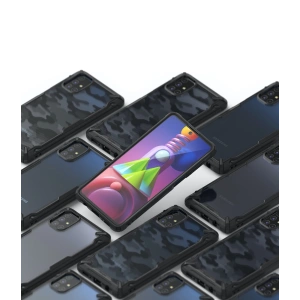 Kup Etui Ringke Fusion-X Samsung Galaxy M51 Camo (Moro) Black - RGK1307MBL - {ean13} - Sklep Home Screen
