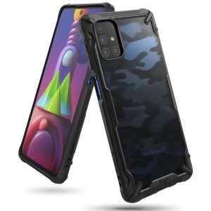 Buy Ringke Fusion-X Samsung Galaxy M51 Camo (Moro) Black - RGK1307MBL - {ean13} - Home Screen Store Europe