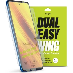 Kup Folia hydrogel Ringke Dual Easy Wing Full Cover Pocophone X3/Pro/NFC [2 PACK] - RGK1309 - {ean13} - Sklep Home Screen