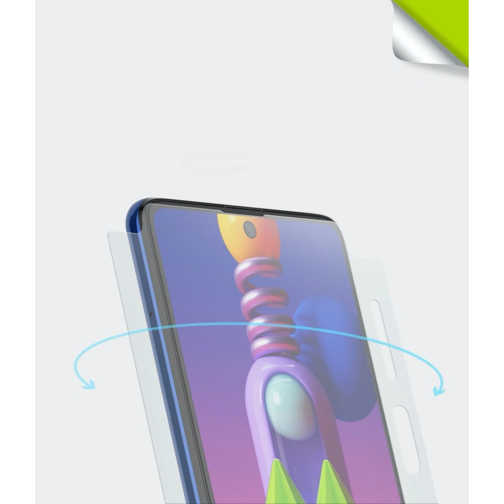 2x folia hydrożelowa Samsung Galaxy M51 - Ringke Dual Easy Wing - Home Screen